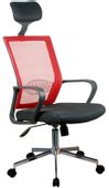 Fotel biurowy OCF-9 materiałowy - Czerwony