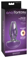 pipedream anal fantasy szklany korek z otworem i zatyczką 9,6 cm