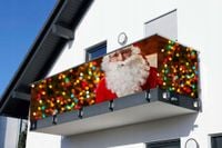 Osłona balkonowa Świąteczna dekoracja balkonu 0,1m2 NA WYMIAR