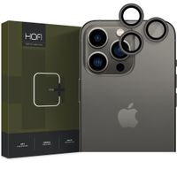HOFI CAMRING PRO+ CZARNE NAKŁADKI NA APARAT IPHONE 14 PRO/14 PRO MAX
