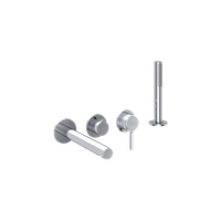 Pi Zestaw prysznicowo-wannowy podtynkowy , 2 funkcyjny, Dry box, chrom