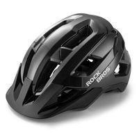 Kask rowerowy młodzieżowy LK-67 z odpinanym daszkiem 54–58 cm - czarny