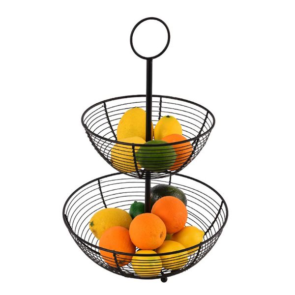 koszyk piętrowy patera na owoce loft e-8129 zdjęcie 1