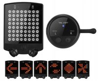 Lampka Rowerowa Kierunkowskaz DO Roweru Lasery LED Pilot Sygnalizacja