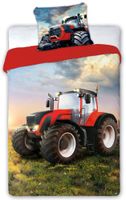 Pościel 3D 160X200 Turbo Czerwony Traktor