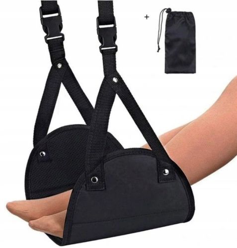 PODNÓŻEK PODRÓŻNY DO SAMOLOTU PRZENOŚNY SKŁADANY WISZĄCY MINI HAMAK NA NOGI na Arena.pl