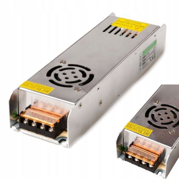 Zasilacz LED Modułowy SLIM Do Taśm LED Transformator 40A 500W 12V zdjęcie 9