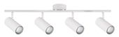 Colly lampa sufitowa biały 4x15W GU10 klosz biały
