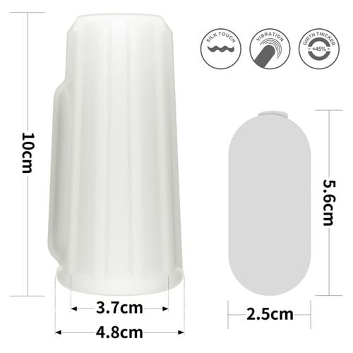 vibrating ridge knights ring (white) na Arena.pl