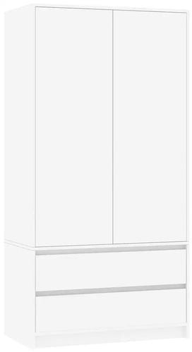 Szafa garderoba 90cm 2szuflady biała B-9 na Arena.pl