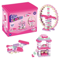 Zestaw Konstrukcyjny W Walizce Duże Bezpieczne Klocki Plastikowe 320 El