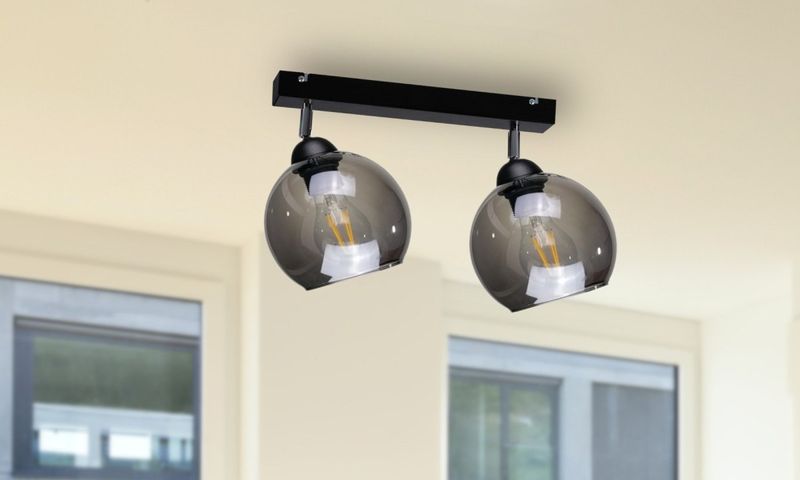 Spot 2xE27 YUNO BLACK zdjęcie 2