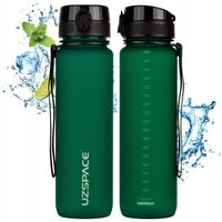 BUTELKA BIDON NA WODĘ 1L Z MIARKĄ TRITAN NA SIŁOWNIĘ FITNESS TRENING