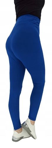 Leginsy długie damskie niebieskie bambusowe 4XL na Arena.pl