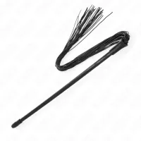 kink silikonowy bicz 60 cm - czarny, elastyczny model premium