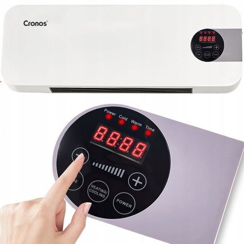 KURTYNA POWIETRZNA TERMOWENTYLATOR GRZEJNIK NAD DRZWI OKNO 2000W + PILOT na Arena.pl