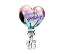 Charms BALON Urodzinowe balony SERCE Srebro 925
