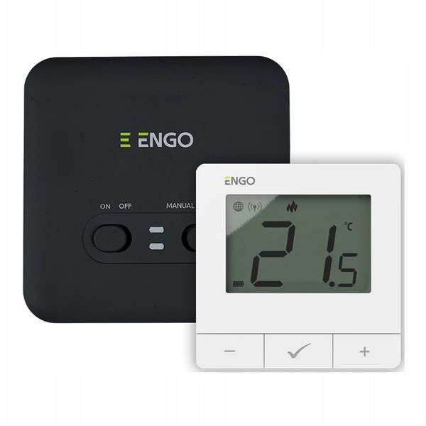 BEZPRZEWODOWY REGULATOR TEMPERATURY BIAŁY ENGO E20i-W INTERNETOWI zdjęcie 1