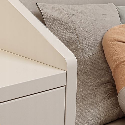 TOALETKA Z LUSTREM BIAŁA MAKIJAŻU GLAMOUR Z SZUFLADAMI SKANDYNAWSKA MODERN na Arena.pl