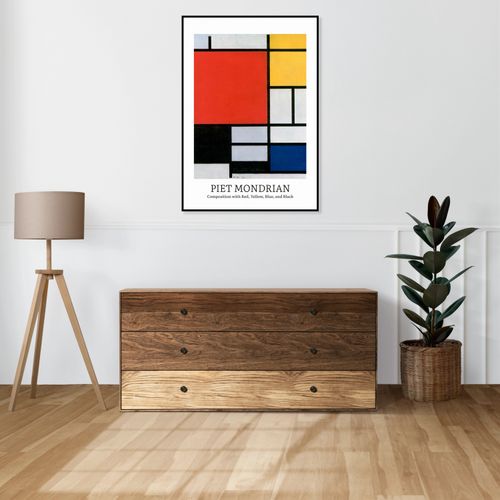 Obraz 40x60cm Design Composition 3, Mondrian Vintage do Salonu na Arena.pl