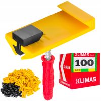 System mocowania do listwy tynkarskiej komplet 100 sztuk uchwytów +