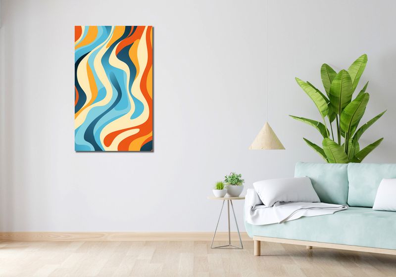Obraz 60x100cm Tańczące Fale zdjęcie 2