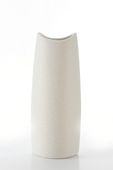 Klasyczny wazon ceramiczny RISO 14X9X35 kremowy