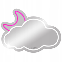 Lusterko do makijażu NNOGIO GIOperfect Vibes Cloud Biało-różowy