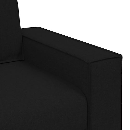 Sofa Fotel Czarny 60 cm Tkanina na Arena.pl