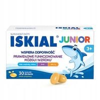 ISKIAL JUNIOR kapsułki do żucia Witamina D3 DHA 30 sztuk