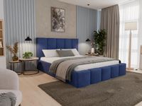 Łóżko tapicerowane  MASTER 160×200 ze stelażem