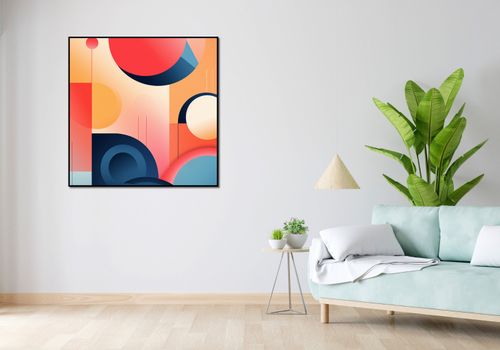 Plakat 100x100cm Geometryczne Marzenia na Arena.pl