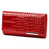 Lakierowany damski portfel z naturalnej skóry Gregorio BC-121