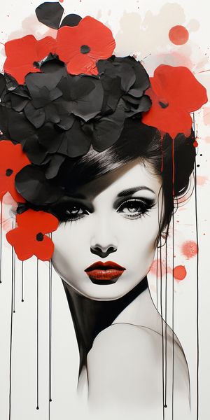 Plakat 50x100cm Kwiatowa Pasja zdjęcie 1