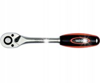 YATO GRZECHOTKA PROSTA KLUCZ DO NASADEK Z PŁASKĄ RĘKOJEŚCIĄ 1/2" 90T 255mm