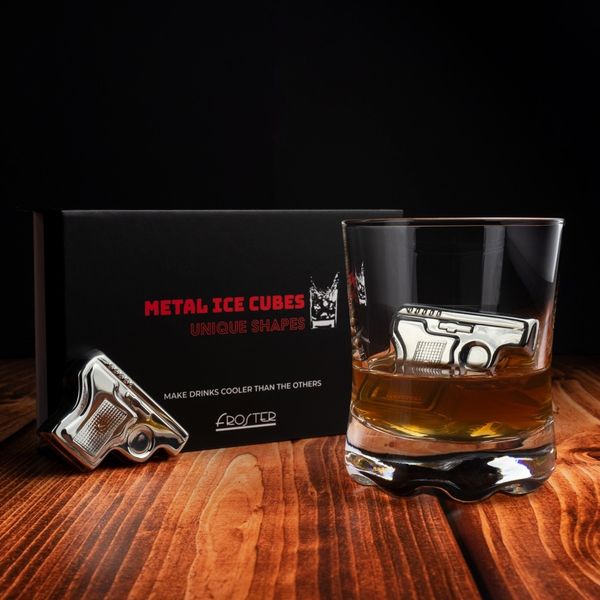 Metalowe Kostki do Drinków - Pistolety zdjęcie 2