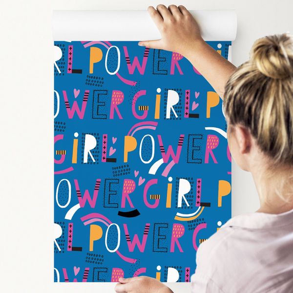 Tapeta ścienna do pokoju młodzieżowego typografia zdjęcie 3