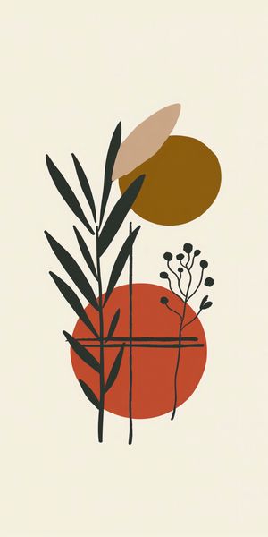 Plakat 50x100cm Kontrast w Botanice zdjęcie 1
