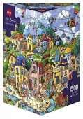 Puzzle Heye. 1500 elementów. Szczęślwie miasto