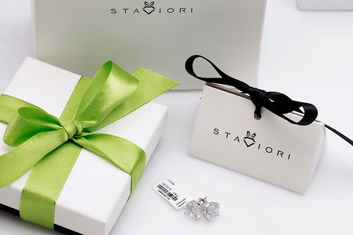 Srebrne kolczyki Staviori na Arena.pl