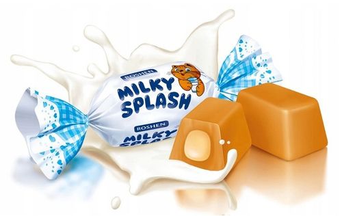 CUKIERKI MILKY SPLASH TOFFI ROSHEN 1 kg na Arena.pl