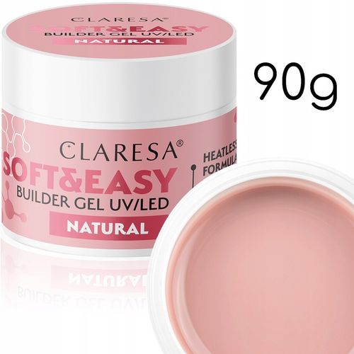 CLARESA Żel SOFT&EASY BUILDER GEL NATURAL 90G na Arena.pl