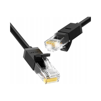 Kabel sieciowy UGREEN NW102 Ethernet RJ45, Cat.6, UTP, 10m (czarny)