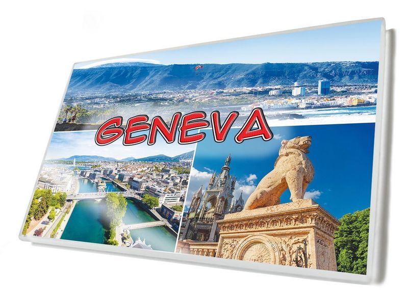 Genewa - magnes szklany zdjęcie 2