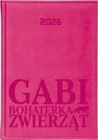 Kalendarz A6 2026 książkowy twój tekst grawer TYGODNIOWY PLANER + IMIĘ