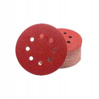 Krążek ścierny na rzep z otworami 125mm p100 50szt KD11810