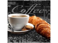 50X50CM CZARNA KAWA OBRAZ