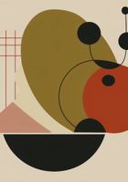 Plakat 70x100cm Geometryczny Balans