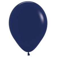 Balony lateksowe pastelowe granatowe navy blue, 12 cm 50 szt.