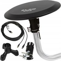 AKTYWNA ANTENA WEWNĘTRZNA ZEWNĘTRZNA DOOKÓLNA 360 DVB-T2 TV 4K DAB MUX-8